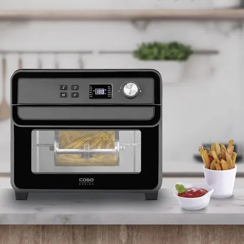 Nồi Chiên Không Dầu 12 Trong 1 CASO 3000 AirFry Chef 1700W 6L - Nấu Ăn Đa Năng Với Màn Hình Cảm Ứng Hiện Đại