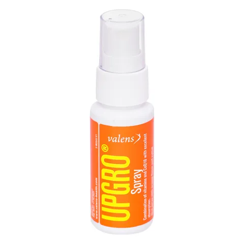 Xịt Vitamin Upgro 25ml - Thực Phẩm Bảo Vệ Sức Khỏe Hỗ Trợ Tăng Cường Đề Kháng Cho Trẻ Từ 6 Tháng Tuổi, Hương Cam Ngon Miệng