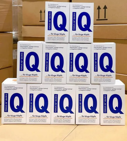 Viên Uống Bổ Não Quiris Fokus IQ (120 Viên) - Tăng Trí Nhớ, Hỗ Trợ Tập Trung & Giảm Stress - Sản Phẩm Chính Hãng Từ Đức