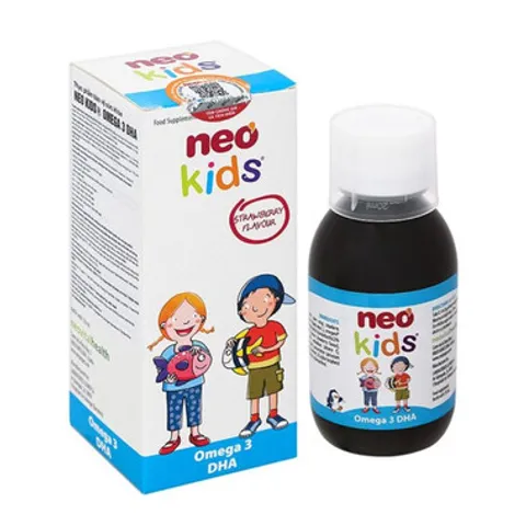 Neo Kids Omega 3 DHA - Bổ sung Dầu Cá Cho Trẻ Từ 3 Tháng, Hỗ Trợ Phát Triển Trí Não, Thị Lực và Ghi Nhớ 150ml