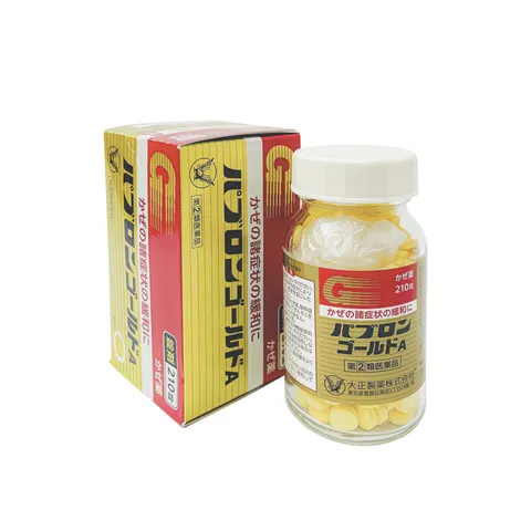 Viên uống Pabron Gold 210 viên - Hỗ trợ giảm ho và cải thiện triệu chứng cảm cúm từ Nhật Bản, sản phẩm chăm sóc sức khỏe hiệu quả
