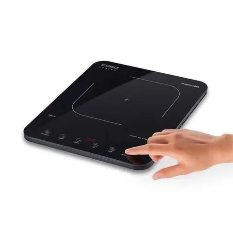 Bếp Từ Đơn Caso ProSlim 2000 - Thiết Kế Siêu Mỏng, Công Suất 2000W, Chức Năng Hẹn Giờ, An Toàn Cho Gia Đình