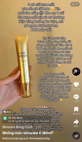 Kem Dưỡng Mắt AHC Age Defense - Kem Trẻ Hóa Da Chống Nếp Nhăn 40ml - Hiệu Quả Rõ Rệt Trong 7 Ngày