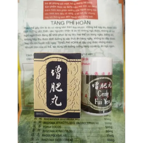 Tăng Cân Ceng Fui Yen - Sản Phẩm Hỗ Trợ Tăng Cân Từ Thiên Nhiên, Giúp Cơ Thể Hấp Thụ Dinh Dưỡng, Thích Hợp Cho Người Gầy, Mệt Mỏi