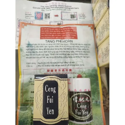 Tăng Cân Ceng Fui Yen - Sản Phẩm Hỗ Trợ Tăng Cân Từ Thiên Nhiên, Giúp Cơ Thể Hấp Thụ Dinh Dưỡng, Thích Hợp Cho Người Gầy, Mệt Mỏi