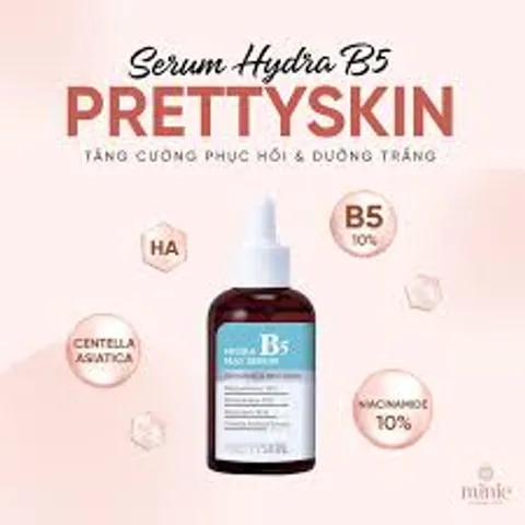 Serum phục hồi dưỡng trắng da B5 Prettyskin 50ml - Chất nhẹ, phù hợp mọi loại da, giúp làm đều màu da và cung cấp độ ẩm hiệu quả.