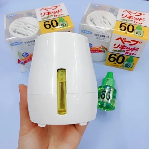 Máy đuổi muỗi an toàn cho trẻ em Fumakilla Nhật Bản - Tinh dầu tự nhiên, sử dụng được 60 ngày, không độc hại