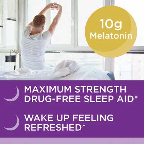Viên hỗ trợ giấc ngủ Nature's Bounty Sleep3 120 viên - Giúp ngủ ngon, thư giãn, chiết xuất tự nhiên không chứa GMO, gluten.