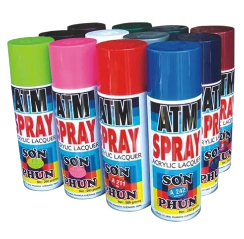 Sơn Phun Cầm Tay ATM A200 Đủ Màu - Sơn Trang Trí Bền Màu, Chống Rỉ Chất Lượng Cao, Dễ Sử Dụng Cho Nhà Cửa