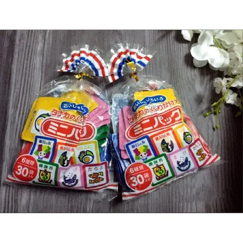 Set 30 Gói Gia Vị Rắc Cơm 6 Vị Nhật Bản - Thức Ăn Dặm Ngon Miệng Cho Bé - Dễ Dàng Sử Dụng, Tiện Lợi