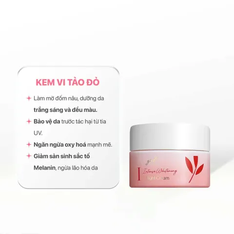 Kem Vi Tảo Đỏ GUO Intense Whitening Night Cream 30gr