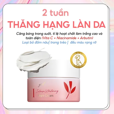 Kem Dưỡng Ẩm Trắng Da Cho Bà Bầu GUO Chiết Xuất Vi Tảo Đỏ Và Arubutin 30gr