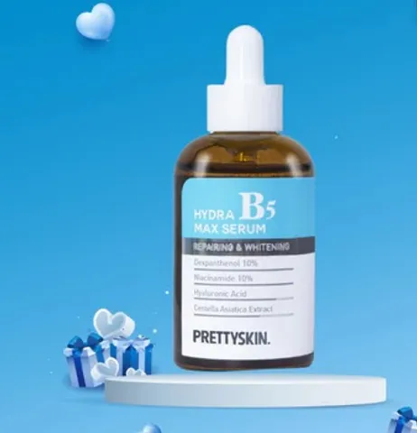 Serum phục hồi dưỡng trắng da B5 Prettyskin 50ml - Chất nhẹ, phù hợp mọi loại da, giúp làm đều màu da và cung cấp độ ẩm hiệu quả.