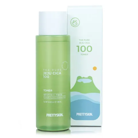 Nước Hoa Hồng Rau Má Prettyskin 250ml - Toner Dưỡng Da Thiên Nhiên, Phù Hợp Mọi Loại Da, Giúp Se Khít Lỗ Chân Lông