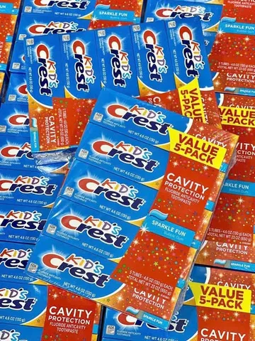 Kem Đánh Răng Trẻ Em Kid's Crest 130g - Hỗ Trợ Bảo Vệ Răng Miệng, Hương Vị Thơm Ngon, Sản phẩm Mỹ Dành Cho Trẻ Từ 2 Tuổi Trở Lên