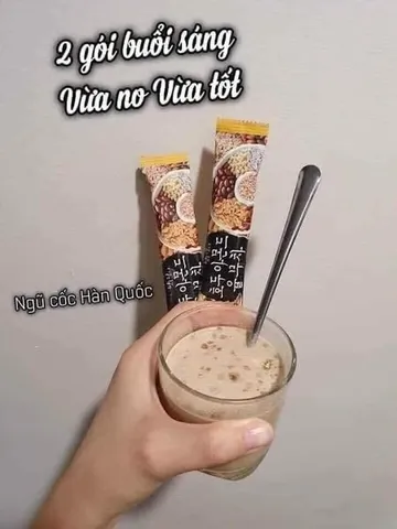 Bột Ngũ Cốc Dinh Dưỡng Damtuh Hàn Quốc - Hộp 50 Gói x 18g, Bổ Sung Năng Lượng và Dinh Dưỡng Tốt Cho Sức Khỏe