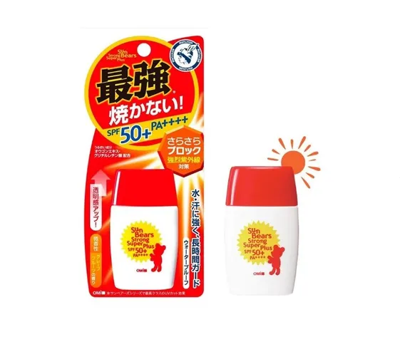 Kem chống nắng Omi Sun Bears Strong Super Plus 28ml