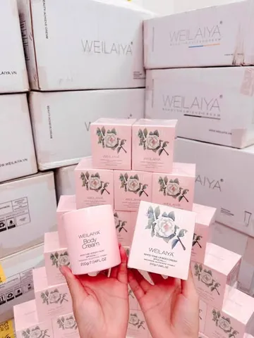 [Wei Luxury] Kem Body Weilaiya Dưỡng Da Nâng Tone White Tone-Up Body Cream SPF30 PA+++ 200ml