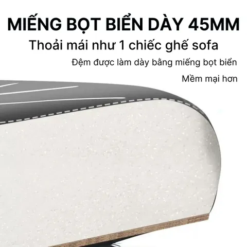 Đệm Yên Xe Đạp Chống Nước BIKE PRO Có Tựa Lưng Da PU - Phụ Kiện Tiện Lợi Cho Chuyến Đi Xe Đạp Thoải Mái