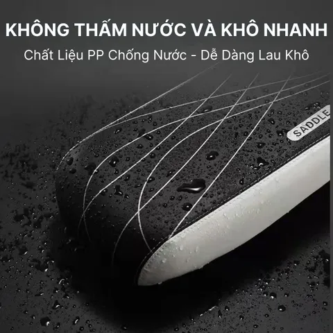Đệm Yên Xe Đạp Chống Nước BIKE PRO Có Tựa Lưng Da PU - Phụ Kiện Tiện Lợi Cho Chuyến Đi Xe Đạp Thoải Mái