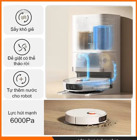  Robot Hút Bụi Xiaomi Mijia X20 Plus ( Bản nội địa ap tiếng việt)