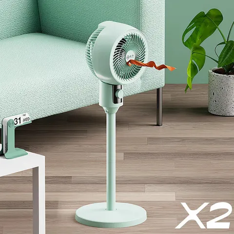 Quạt Đứng Lưu Thông Không Khí Yangzi X2 Cao Cấp - Quạt Cây Sang Trọng, Điều Chỉnh 3 Cấp Độ Gió, Phù Hợp với Không Gian 20㎡