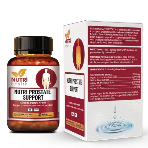 Viên Uống Hỗ Trợ Tiền Liệt Tuyến Nutri Prostate Support 30 Viên - Bảo Vệ Sức Khỏe Nam Giới Từ Chiết Xuất Tự Nhiên New Zealand