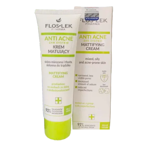 Kem Dưỡng Kiềm Dầu Floslek Anti Ance Mattifying Cho Da Dầu Mụn - 50ml
