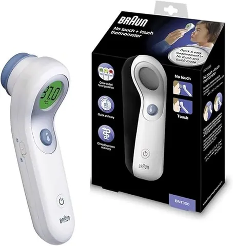 Nhiệt Kế Điện Tử Đo Trán Braun BNT3000 - Nhiệt Kế 3 Trong 1 Cho Gia Đình, Công Nghệ Age Precision, Đo Nhanh Chính Xác Trong 2 Giây