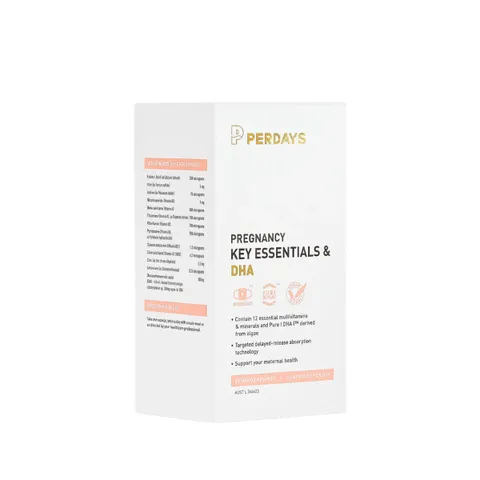 Vitamin Tổng Hợp PERDAYS Cho Mẹ Bầu - DHA, Axit Folic, 12 Vitamin & Khoáng Chất - Lọ 60 Viên Hỗ Trợ Thai Nhi Khỏe Mạnh