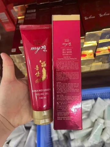 Tẩy Tế Bào Chết Nhân Sâm Hàn Quốc 130ml - Gel Tẩy Tế Bào Chết Cung Cấp Độ Ẩm, Làm Sáng Da, Dưỡng Ẩm Từ Thương Hiệu Ginseng King