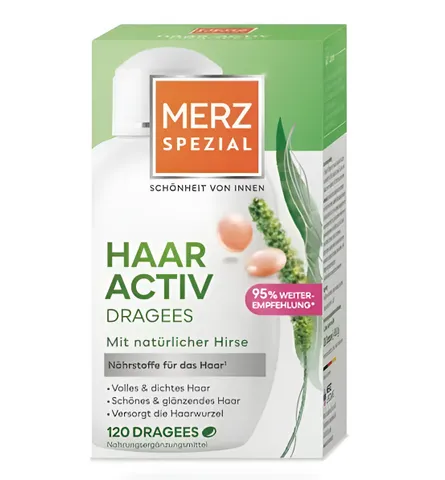 Hỗ trợ mọc tóc Merz Spezial Haar Activ 120 viên của Đức