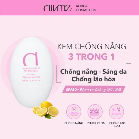 Kem Chống Nắng Divme Sáng Hồng SPF50+ PA++++ 50ml - Dưỡng Trắng, Trẻ Hóa Da, Ngăn Lão Hóa, Kiểm Soát Nhờn