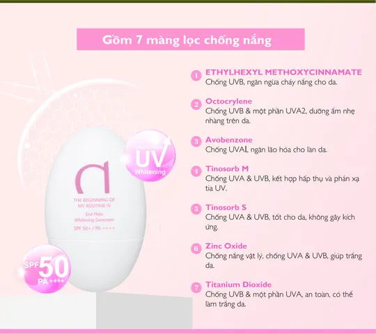Kem Chống Nắng Divme Sáng Hồng SPF50+ PA++++ 50ml - Dưỡng Trắng, Trẻ Hóa Da, Ngăn Lão Hóa, Kiểm Soát Nhờn