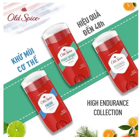 Lăn Khử Mùi Old Spice Dạng Sáp 73G - 85G, Hương Thơm Nam Tính, Khử Mùi Hiệu Quả, Dễ Dàng Sử Dụng, Phù Hợp Với Mọi Loại Da