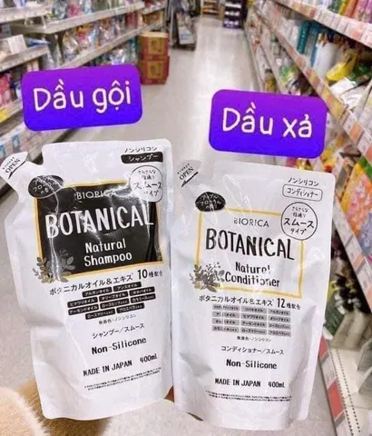 Cặp Gội Xả thảo mộc Botanical Nhật Bản