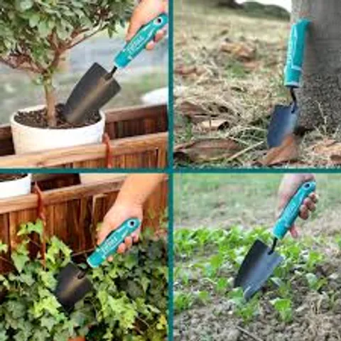 Xẻng Xúc Đất TOTAL THFTT858 - Thép Carbon 340mm, Tay Cầm Chống Trượt - Công Cụ Làm Vườn Chính Hãng, Bền Bỉ và Dễ Dàng Sử Dụng