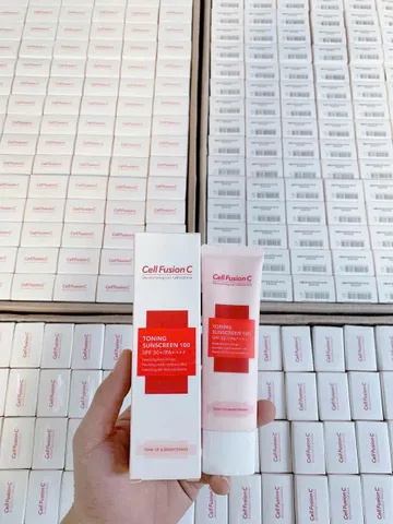 Kem Chống Nắng Cell Fusion C Nâng Tông Da 50ml