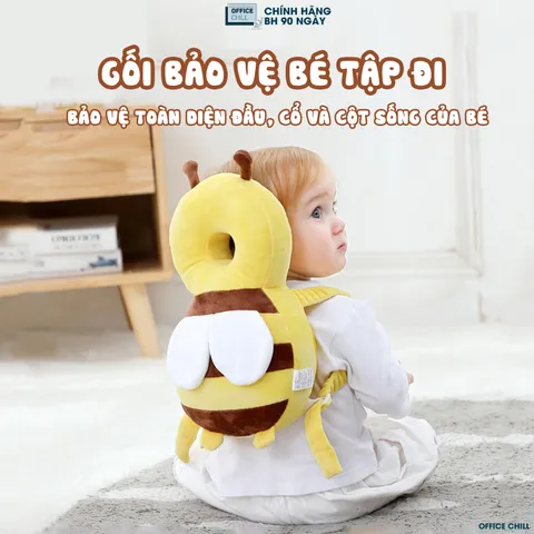 Gối Bảo Vệ Đầu Cổ Cột Sống Cho Bé Tập Đi OFFICE CHILL - Giảm Va Đập, Thiết Kế Dễ Thương, An Toàn Cho Trẻ Nhỏ