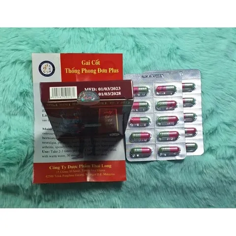 Viên uống Gai Cốt Thống Phong Đơn Plus - Hỗ trợ giảm viêm khớp, đau lưng, thoái hóa khớp - Sức khỏe xương khớp chính hãng