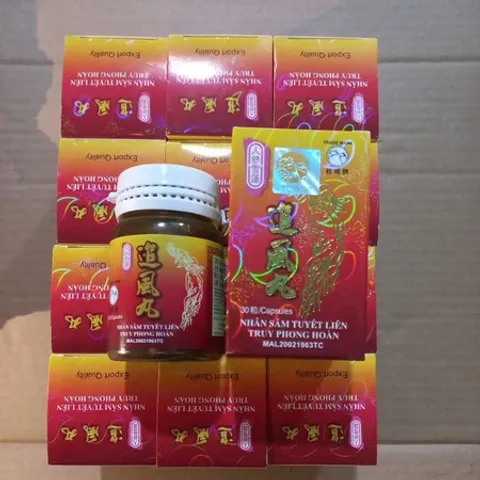 Nhân Sâm Tuyết Liên Truy Phong Hoàn 30 Viên - Hỗ Trợ Giảm Đau Nhức Xương Khớp, Hàng Chính Hãng Malaysia
