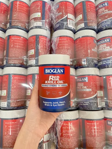 Dầu Nhuyễn Thể Bioglan Red Krill Oil 60 Viên - Omega 3 Hỗ Trợ Sức Khỏe Tim Mạch, Tăng Cường Não Bộ và Giảm Viêm Khớp