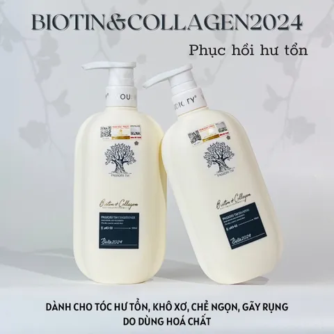 Dầu Gội Xả Phục Hồi Tóc Biotin Collagen Yuluim - Giúp Tóc Suôn Mượt, Dày Khỏe, Đến Từ Ý - Chăm Sóc Tóc Tại Nhà