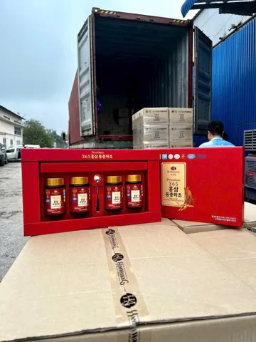 Cao Hồng Sâm Đông Trùng Hạ Thảo 365 Hàn Quốc Set 4 Lọ 240g - Tăng Cường Sức Khỏe, Bồi Bổ Cơ Thể, Quà Tặng Sang Trọng