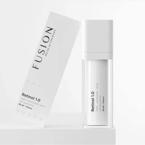 Kem Chống Nám Trẻ Hoá Da Fusion Retinol 1.0 - Serum 30ml Giúp Làm Mờ Đốm Nâu, Giảm Nếp Nhăn, Tái Tạo Da Sáng Mịn