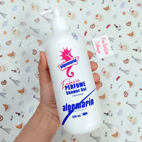 Sữa tắm cá ngựa ALGEMARIN 300ml/600ml Đức hải mã nước hoa nhọn vòi vuông
