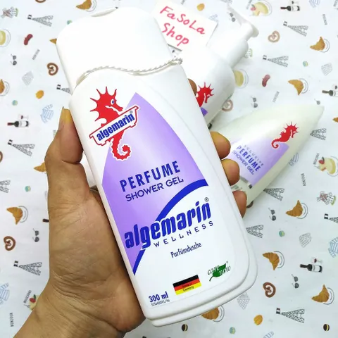Sữa tắm cá ngựa ALGEMARIN 300ml/600ml Đức hải mã nước hoa nhọn vòi vuông