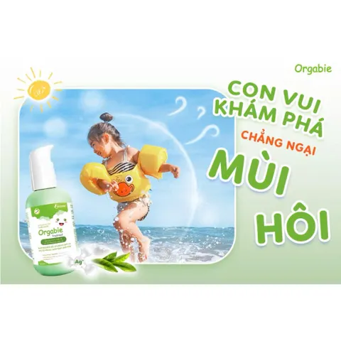 Dung Dịch Vệ Sinh Cho Bé Gái Tradimed Orgabie 100ml - Khử Mùi, Cân Bằng pH Tự Nhiên, Ngăn Ngừa Viêm Nhiễm Da Kín
