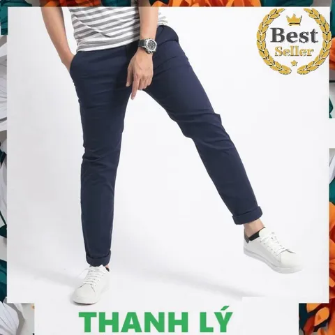 Quần Kaki Nam Xanh Than Slimfit Dáng Âu Thời Trang Cao Cấp, Năng Động Dễ Phối Đồ Cho Học Tập, Đi Chơi, Đi Làm