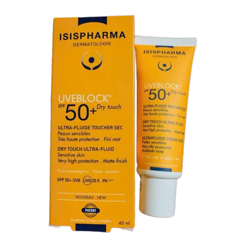 Kem Chống Nắng Uveblock SPF50 Isis Pharma - Dành Cho Da Nhạy Cảm, Bảo Vệ Tia UV, Giảm Nám Da, Chống Lão Hóa - 40ml